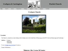 Tablet Screenshot of church.cockpen.co.uk